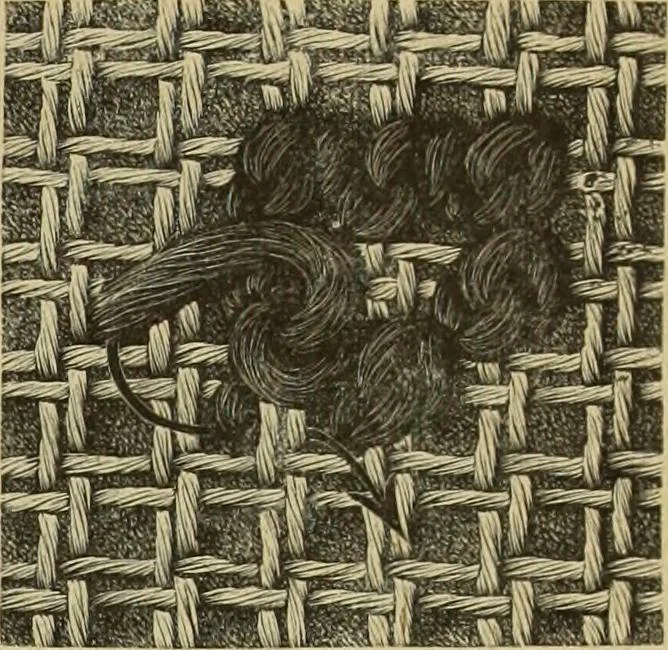 An illustration from Muster altdeutscher Leinenstickerei : IV, 1888, leaf 22