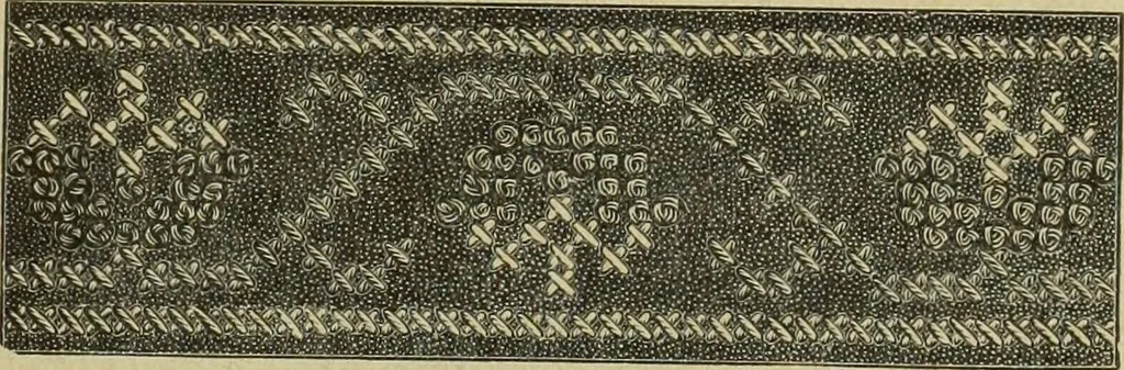 An illustration from Muster altdeutscher Leinenstickerei : IV, 1888, leaf 22