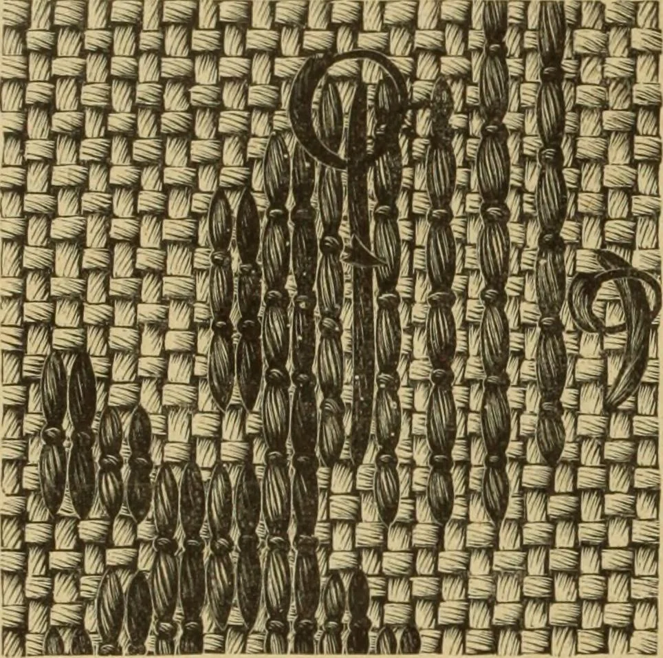 An illustration from Muster altdeutscher Leinenstickerei : IV, 1888, leaf 23