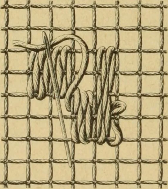 An illustration from Muster altdeutscher Leinenstickerei : IV, 1888, leaf 23