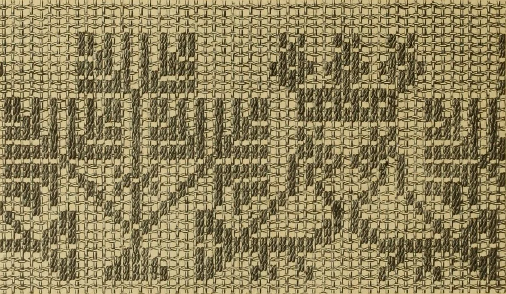 An illustration from Muster altdeutscher Leinenstickerei : IV, 1888, leaf 23