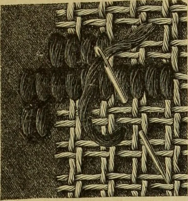 An illustration from Muster altdeutscher Leinenstickerei : IV, 1888, leaf 24