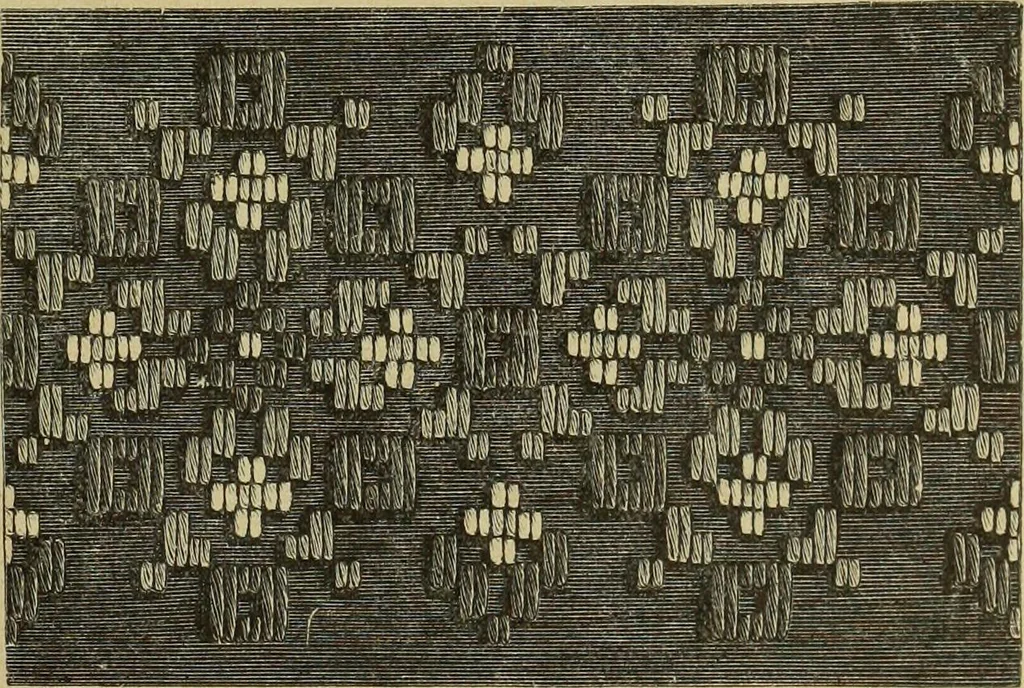 An illustration from Muster altdeutscher Leinenstickerei : IV, 1888, leaf 24