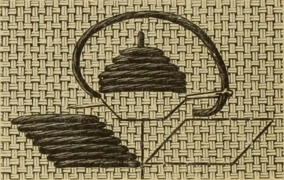 An illustration from Muster altdeutscher Leinenstickerei : IV, 1888, leaf 25
