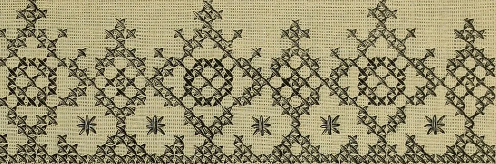 An illustration from Muster altdeutscher Leinenstickerei : IV, 1888, leaf 30