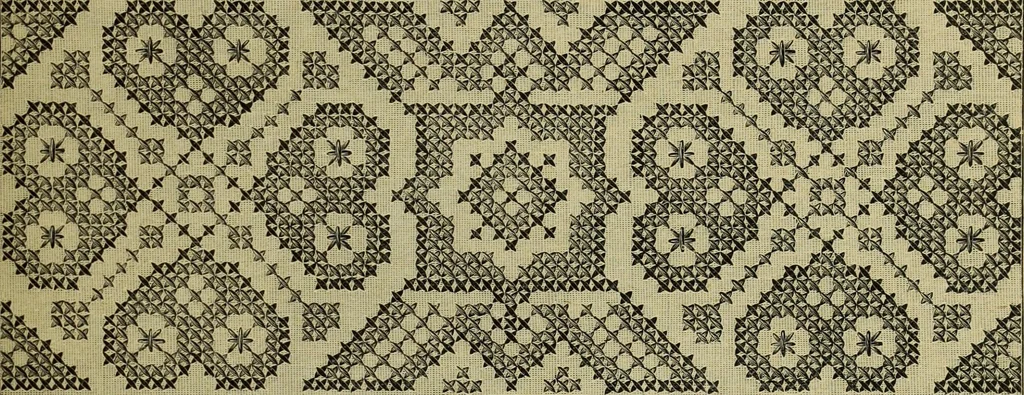 An illustration from Muster altdeutscher Leinenstickerei : IV, 1888, leaf 30