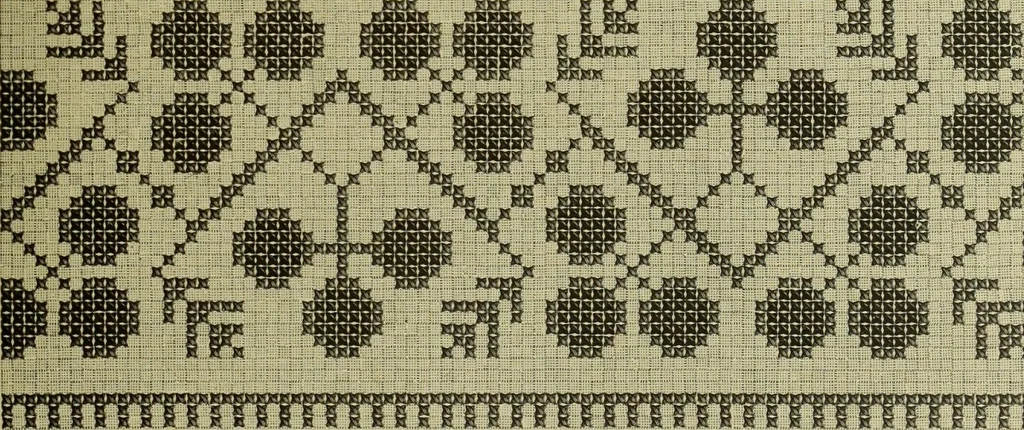 An illustration from Muster altdeutscher Leinenstickerei : IV, 1888, leaf 42