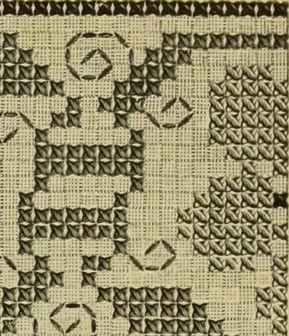 An illustration from Muster altdeutscher Leinenstickerei : IV, 1888, leaf 44