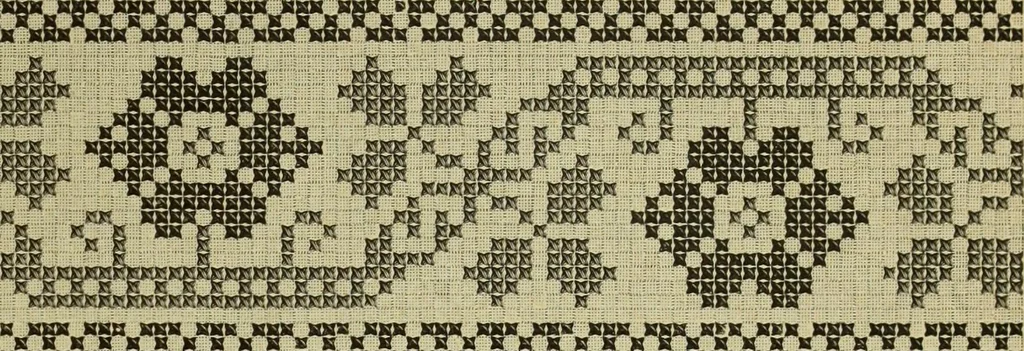An illustration from Muster altdeutscher Leinenstickerei : IV, 1888, leaf 44
