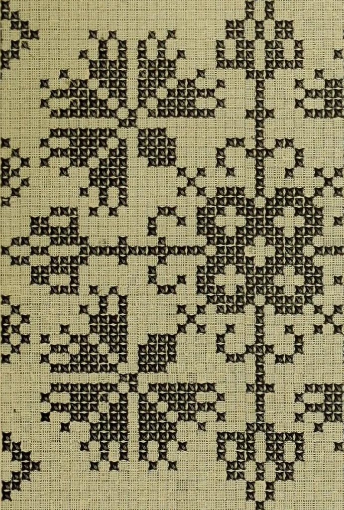 An illustration from Muster altdeutscher Leinenstickerei : IV, 1888, leaf 46