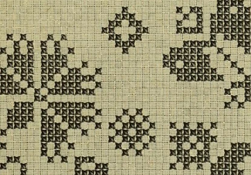 An illustration from Muster altdeutscher Leinenstickerei : IV, 1888, leaf 46