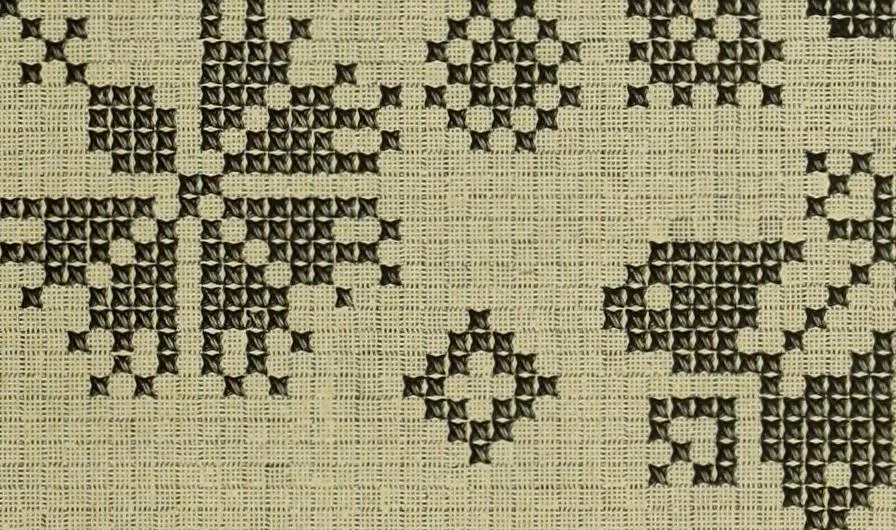 An illustration from Muster altdeutscher Leinenstickerei : IV, 1888, leaf 46