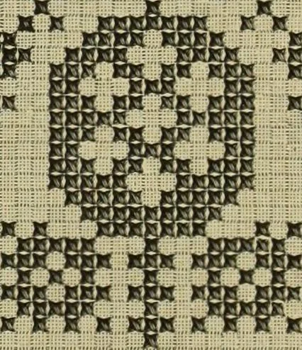 An illustration from Muster altdeutscher Leinenstickerei : IV, 1888, leaf 46