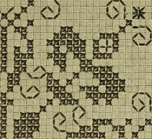 An illustration from Muster altdeutscher Leinenstickerei : IV, 1888, leaf 58
