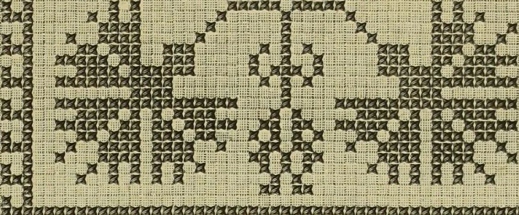 An illustration from Muster altdeutscher Leinenstickerei : IV, 1888, leaf 58