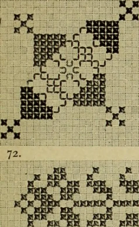An illustration from Muster altdeutscher Leinenstickerei : IV, 1888, leaf 60