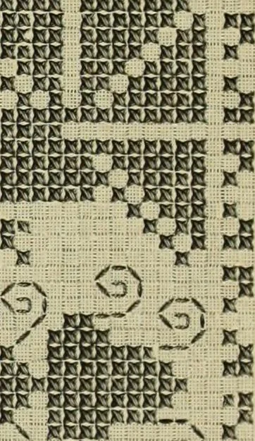 An illustration from Muster altdeutscher Leinenstickerei : IV, 1888, leaf 60