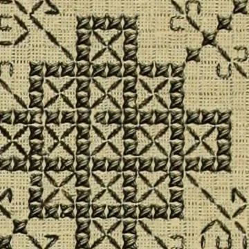 An illustration from Muster altdeutscher Leinenstickerei : IV, 1888, leaf 66