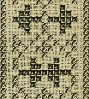 An illustration from Muster altdeutscher Leinenstickerei : IV, 1888, leaf 66