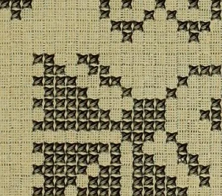 An illustration from Muster altdeutscher Leinenstickerei : IV, 1888, leaf 66