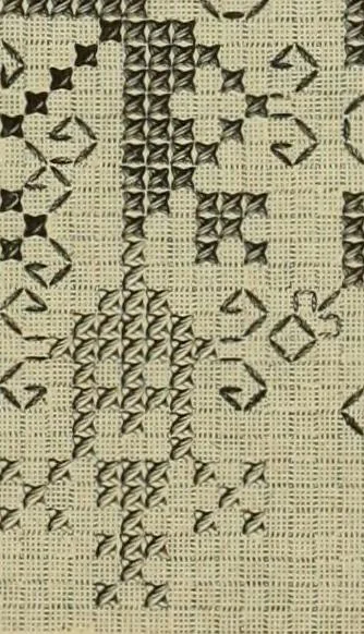An illustration from Muster altdeutscher Leinenstickerei : IV, 1888, leaf 72