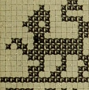 An illustration from Muster altdeutscher Leinenstickerei : IV, 1888, leaf 82