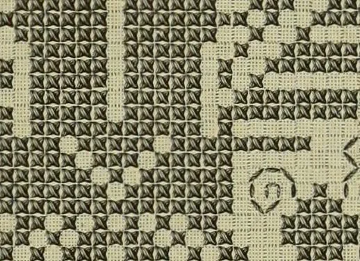 An illustration from Muster altdeutscher Leinenstickerei : IV, 1888, leaf 84