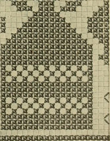 An illustration from Muster altdeutscher Leinenstickerei : IV, 1888, leaf 84