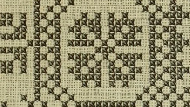 An illustration from Muster altdeutscher Leinenstickerei : IV, 1888, leaf 86