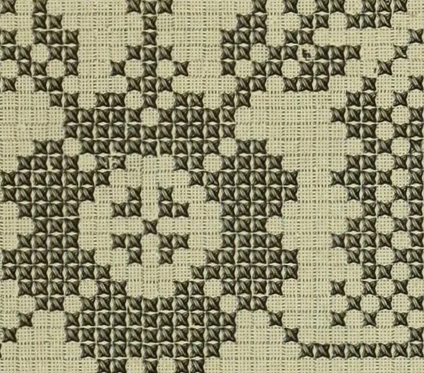 An illustration from Muster altdeutscher Leinenstickerei : IV, 1888, leaf 86