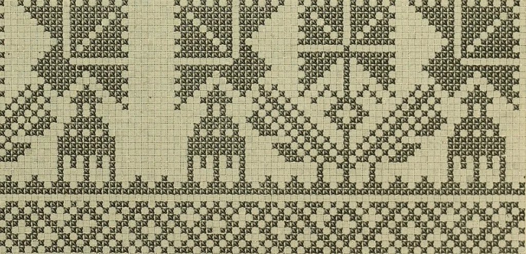 An illustration from Muster altdeutscher Leinenstickerei : IV, 1888, leaf 86