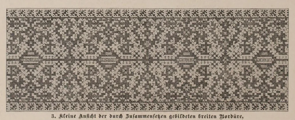 An illustration from Muster altitalienischer Leinenstickrei;, 1881, leaf 18