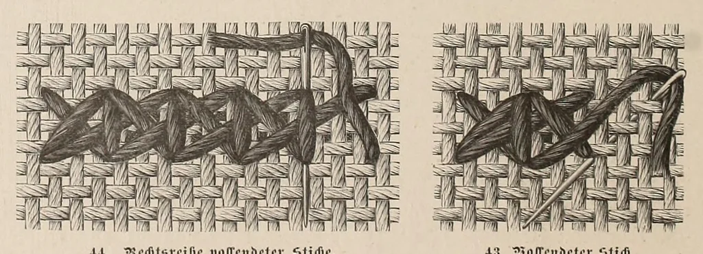 An illustration from Muster altitalienischer Leinenstickrei;, 1881, leaf 28