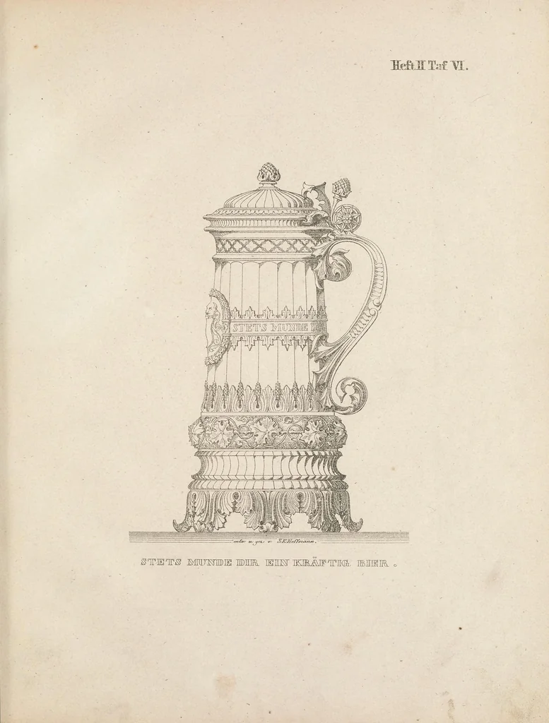 An illustration from Musterblätter für Gold- und Silber-Arbeiter und Juveliere, 1836, leaf 33