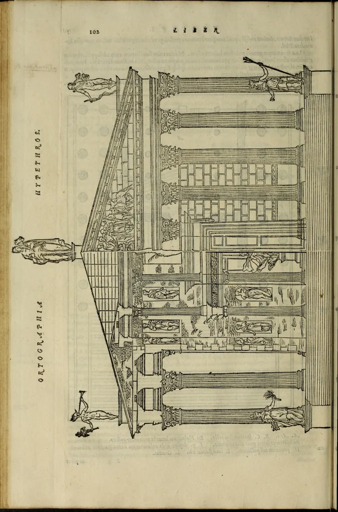 An illustration from M. Vitruuii Pollionis de architectura libri decem, 1567, leaf 138