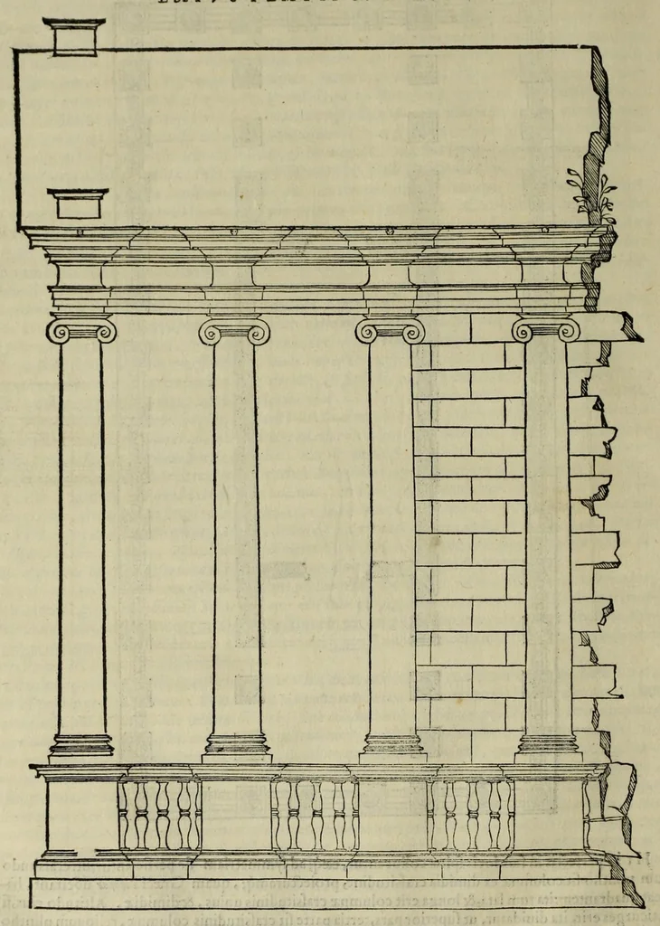 An illustration from M. Vitruuii Pollionis de architectura libri decem, 1567, leaf 146