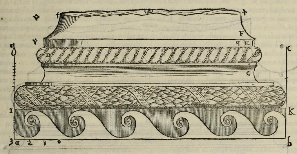 An illustration from M. Vitruuii Pollionis de architectura libri decem, 1567, leaf 149