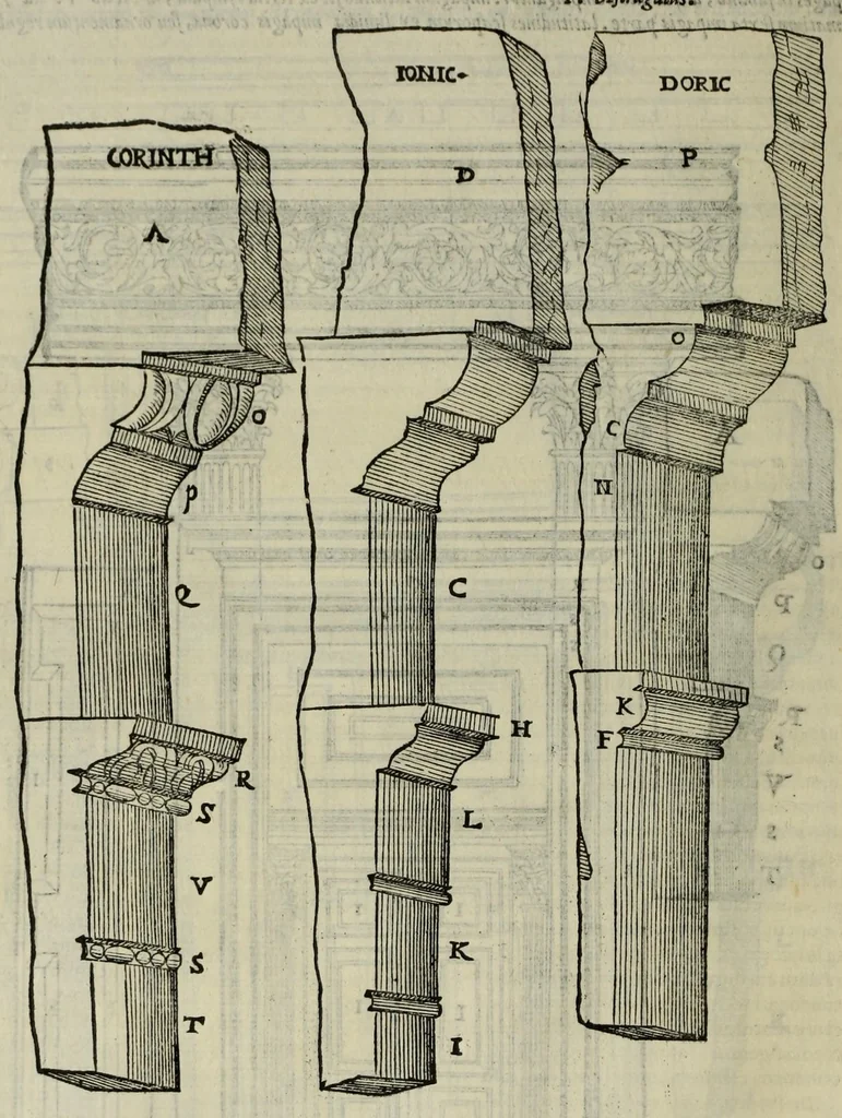 An illustration from M. Vitruuii Pollionis de architectura libri decem, 1567, leaf 182