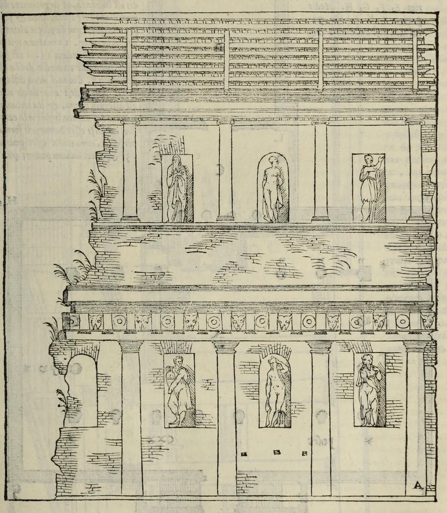An illustration from M. Vitruuii Pollionis de architectura libri decem, 1567, leaf 201