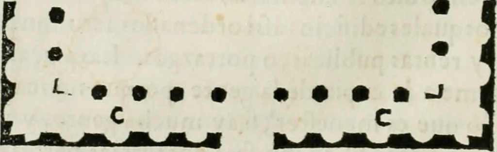 An illustration from M. Vitruuio Pollion De architectura : diuidido en diez libros, traduzidos de Latin en Castellano por Miguel de Vrrea architecto, y facado en su perfectio por Iuan Gracian impressor vezino de Alcala, 1582, leaf 129