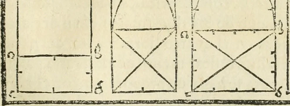 An illustration from M. Vitruuio Pollion De architectura : diuidido en diez libros, traduzidos de Latin en Castellano por Miguel de Vrrea architecto, y facado en su perfectio por Iuan Gracian impressor vezino de Alcala, 1582, leaf 172