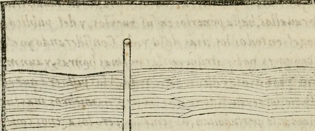 An illustration from M. Vitruuio Pollion De architectura : diuidido en diez libros, traduzidos de Latin en Castellano por Miguel de Vrrea architecto, y facado en su perfectio por Iuan Gracian impressor vezino de Alcala, 1582, leaf 227