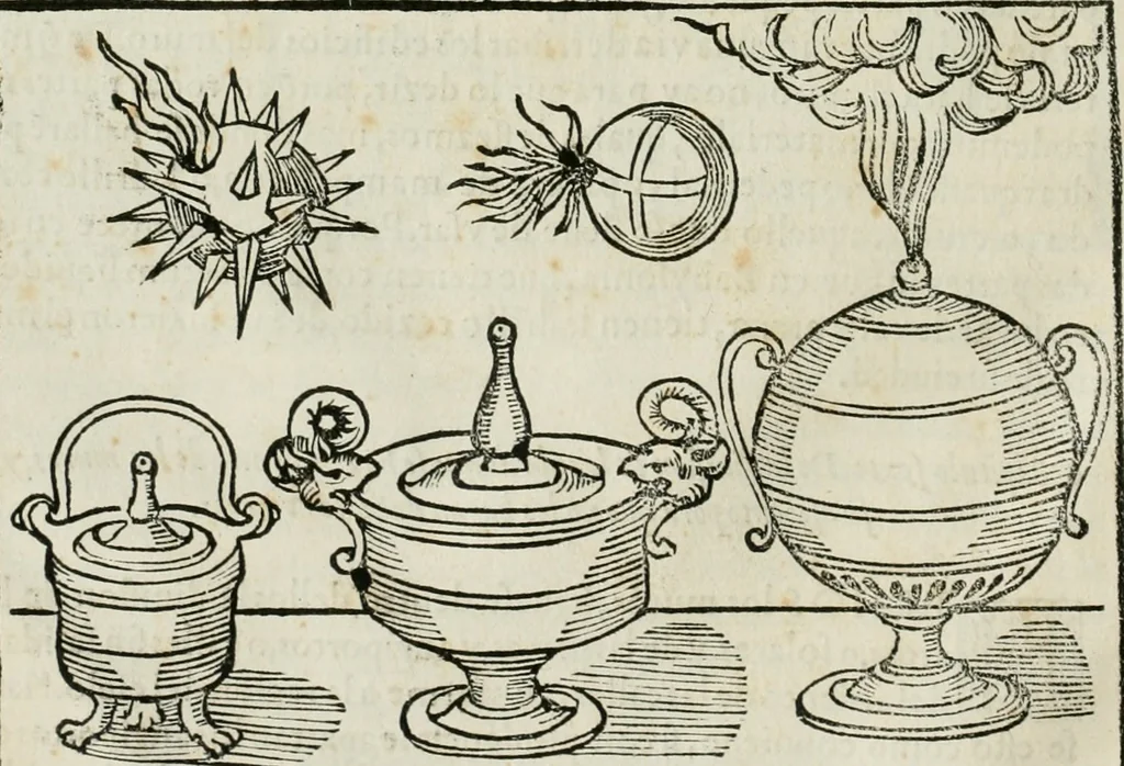 An illustration from M. Vitruuio Pollion De architectura : diuidido en diez libros, traduzidos de Latin en Castellano por Miguel de Vrrea architecto, y facado en su perfectio por Iuan Gracian impressor vezino de Alcala, 1582, leaf 37