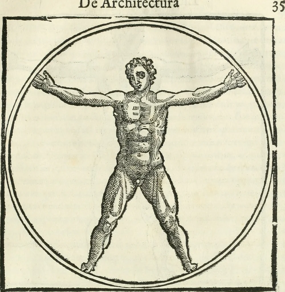 An illustration from M. Vitruuio Pollion De architectura : diuidido en diez libros, traduzidos de Latin en Castellano por Miguel de Vrrea architecto, y facado en su perfectio por Iuan Gracian impressor vezino de Alcala, 1582, leaf 76