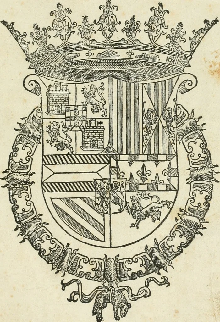 An illustration from M. Vitruuio Pollion De architectura : diuidido en diez libros, traduzidos de Latin en Castellano por Miguel de Vrrea architecto, y facado en su perfectio por Iuan Gracian impressor vezino de Alcala, 1582, leaf 8