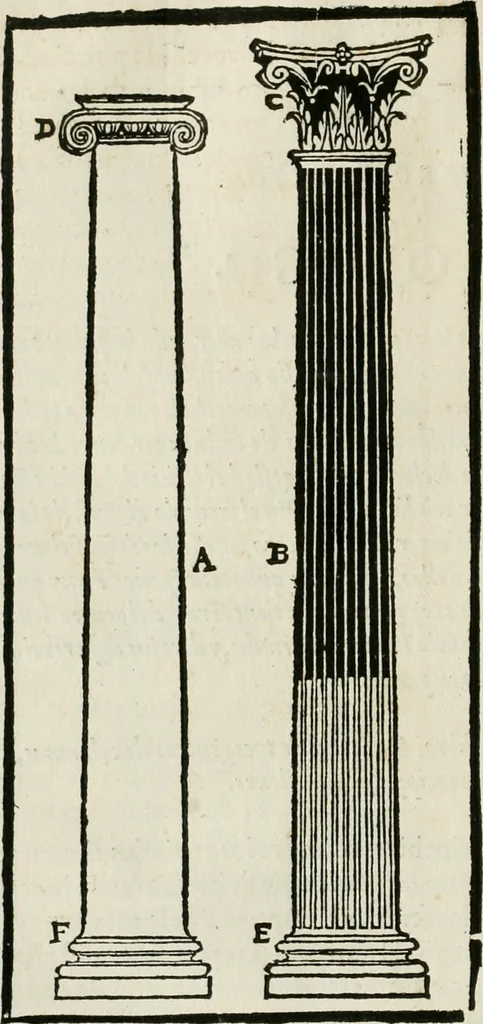 An illustration from M. Vitruuio Pollion De architectura : diuidido en diez libros, traduzidos de Latin en Castellano por Miguel de Vrrea architecto, y facado en su perfectio por Iuan Gracian impressor vezino de Alcala, 1582, leaf 99