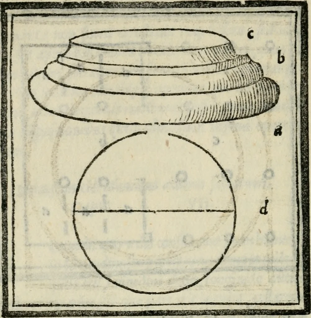 An illustration from M. Vitrvvii De architectvra libri decem : nuper maxima diligentia castigati atq[ue] excusi : additis Iulij Frontini De aqueductibus libris propter materiae affinitatem, 1522, leaf 155