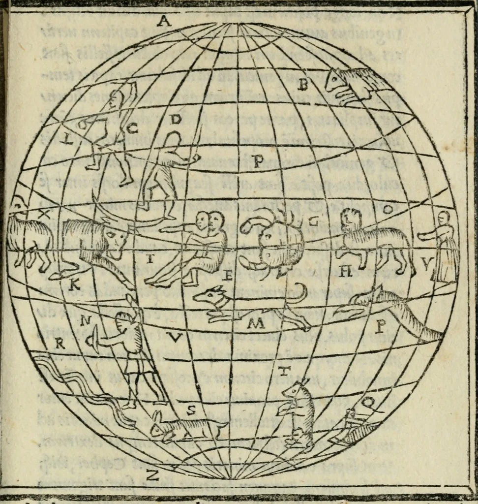 An illustration from M. Vitrvvii De architectvra libri decem : nuper maxima diligentia castigati atq[ue] excusi : additis Iulij Frontini De aqueductibus libris propter materiae affinitatem, 1522, leaf 316