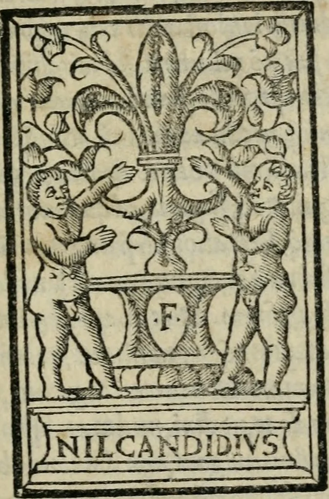 An illustration from M. Vitrvvii De architectvra libri decem : nuper maxima diligentia castigati atq[ue] excusi : additis Iulij Frontini De aqueductibus libris propter materiae affinitatem, 1522, leaf 4
