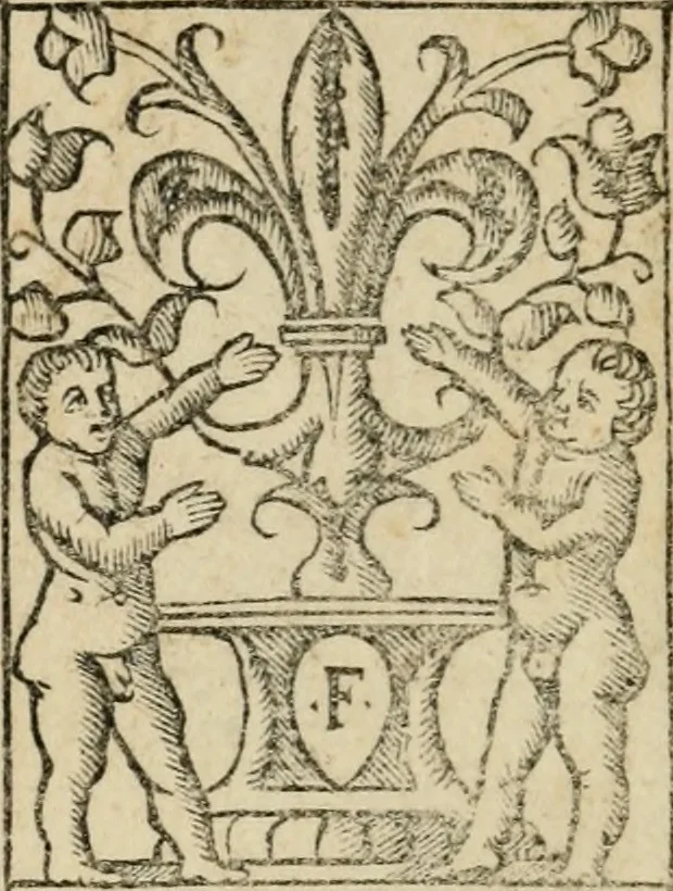 An illustration from M. Vitrvvii De architectvra libri decem : nuper maxima diligentia castigati atq[ue] excusi : additis Iulij Frontini De aqueductibus libris propter materiae affinitatem, 1522, leaf 475